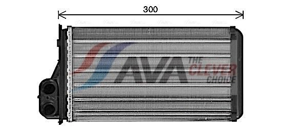 Радіатор пічки (обігрівача) AVA DN6473 ціна, від 21.86 USD